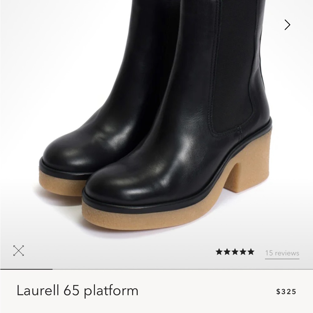 Anonymous Copenhagen - Black soft calf leather w/ gum platform sole - Picture 5 of 7